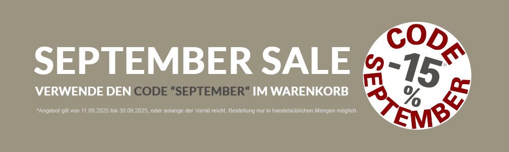 September Sale – Deutsch