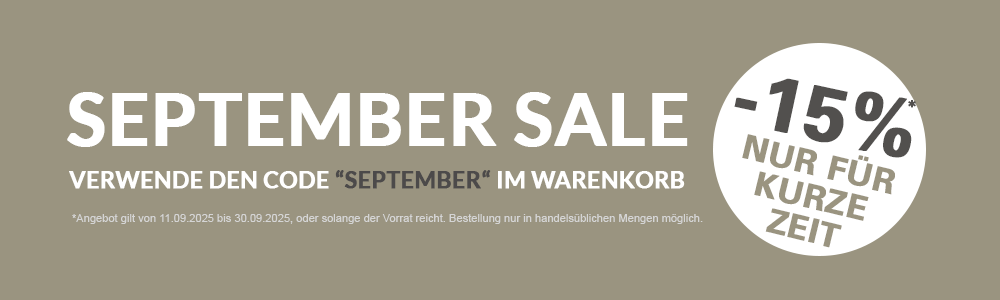 September Sale – Deutsch